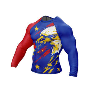 Premium Quality UPF50 Rash Guard for Adult Men <b>Long</b> <b>Sleeves</b> Breathable & Quick Dry Customizable Sizes Rash Guard With OEM - Product Image 3