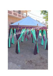 Event <b>Wedding</b> Tent Canopy Pavilion with Fabric Drapes Outdoor Marquee <b>Frame</b> Structure Party Decoration Garden Setup Shade Tent - Product Image 2