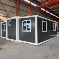 Maison préfabriquée en conteneur, 2 chambres, Uruguay, haute qualité, kit de maison design australien, extensible, salle de bain mobile