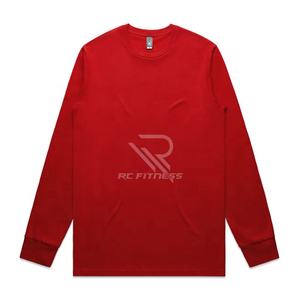 T-shirt pour homme à manches longues en coton 100% respirant, restez au frais et confortable grâce à un tissu à séchage rapide - Product Image 2