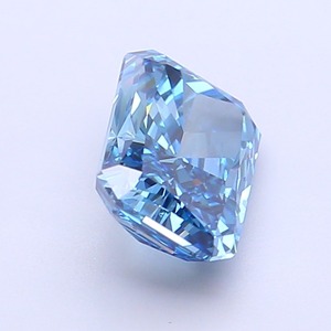 Diamant CVD bleu vif taille Radiant, pureté VS1, finition excellente, pierre libre certifiée, qualité de luxe, gemme. - Product Image 4