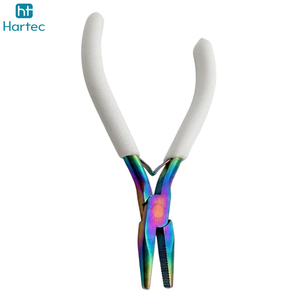 Stainless Steel Professional Salon Wholesale New Ergonomic Handle Hair <b>Extension</b> Pliers Micro <b>Bead</b> Ring Remover Plier Tool - Product Image 5