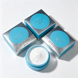 Boîte à double paroi en carton blanc premium pour poudre dentifrice probiotique en perles avec estampage à chaud <span class=keywords><strong>argent</strong></span>é, idéale pour les marques de soins bucco-dentaires - Product Image 3