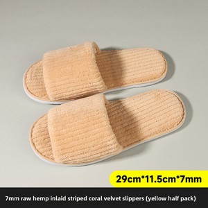 Pantuflas de Hotel Antideslizantes de Punta Cerrada para las Cuatro Estaciones, Pantuflas <span class=keywords><strong>Desechables</strong></span> Sanitarias para Interiores, Pantuflas de Viaje para Hombres y Mujeres - Product Image 1