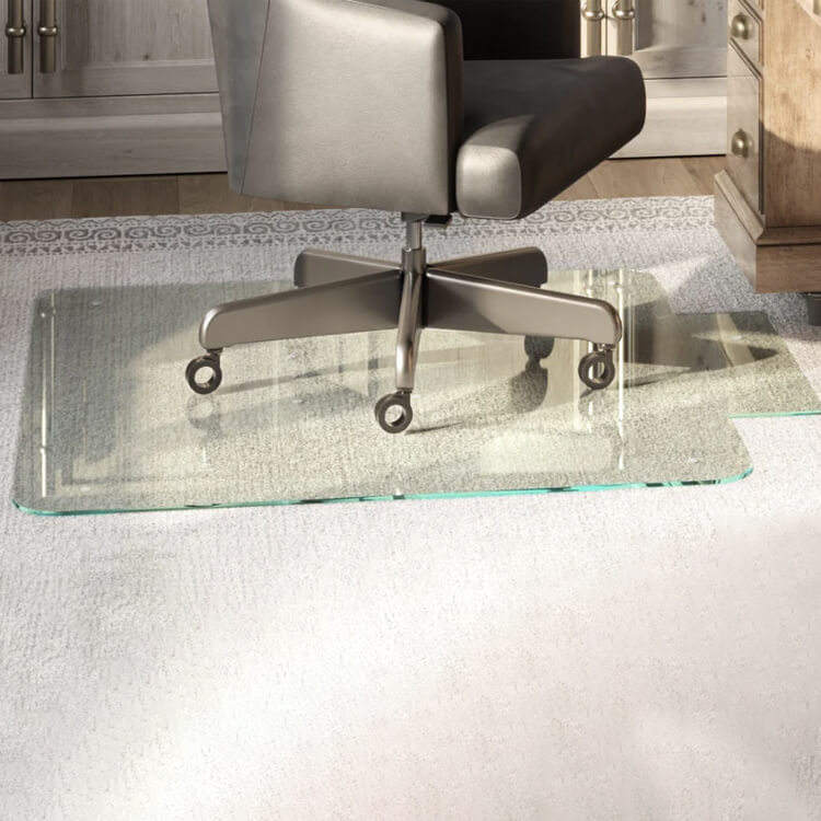 Glass Chair Mats Durable, Stylish, and Versatile