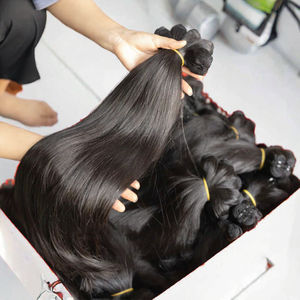 ผมต่อแบบเวฟสไตล์อินเดียแท้ 100% คุณภาพสูง ไม่ผ่านการแปรรูป  จัดเรียงเกล็ดผม  แบบเย็บติดด้วยเครื่อง - Product Image 6