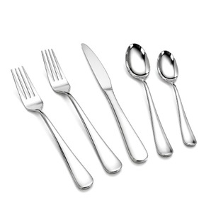 ชุดช้อนส้อมมีดโลหะทำมือสไตล์วินเทจ ผิวด้าน สำหรับปิกนิก - Product Image 2