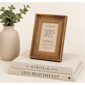 Wholesale Eco-Friendly Solid Wood Photo <b>Frame</b> <b>Vintage</b> Walnut Tabletop <b>Picture</b> <b>Frame</b> Custom Size Wooden <b>Frame</b> for Home Decor - Product Image 6
