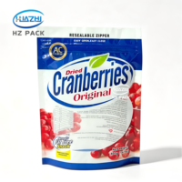 Sacs d'emballage de qualité alimentaire sans BPA pour fruits secs, chips soufflées, snacks, sachets refermables à fermeture éclair, résistants à l'humidité