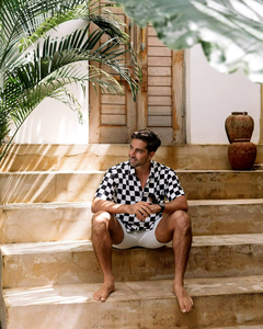 Camisa Hawaiana de Rayón para Hombre, de Alta Calidad, Transpirable, con Estampado de Amor, Casual, de Manga Corta y Botones - Product Image 4