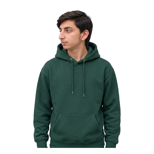 Sudadera con capucha personalizada de algodón, estilo streetwear, de gran tamaño, con etiqueta privada para marcas de ropa y minoristas. - Product Image 5