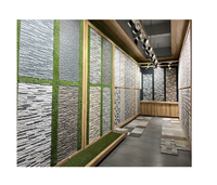 Isolation thermique indienne 300x600 Extérieur Finition mate Effet 3D Pierre Brique Design Carreaux muraux Antidérapant et résistant à l'eau
