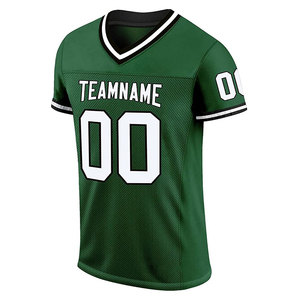 เสื้อฟุตบอลอเมริกันชายแบบ OEM ระบายอากาศได้ดี แขนสั้น คุณภาพสูง ทรงปกติ สำหรับฝึกซ้อมและเป็นทีม - Product Image 1