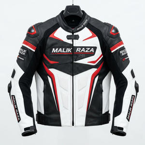 เสื้อแจ็คเก็ตหนังแท้สำหรับขี่มอเตอร์ไซค์แบบทัวร์ริ่ง – งานแฮนด์เมดออกแบบตามสั่ง - Product Image 5