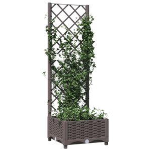 Jardinières en polypropylène brun de taille moyenne, pots et jardinières pour plantes d'intérieur et d'extérieur - Product Image 3