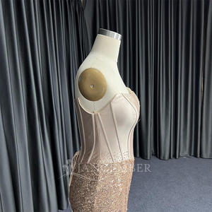 جانمبر HX135 مشد شامبانيا أنيق حورية البحر مساء لامعة - Product Image 5