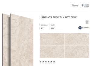 Azulejos de porcelana brillante con aspecto de piedra de lujo, 800x1600, 1200x1800, 750x1500 mm, baldosas de gran formato para decoración de interiores de alta gama. - Product Image 3