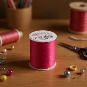 สายเชือกหางหนู 1.5 มม. ยาว 50 ม. สีบานเย็น สำหรับงานประดิษฐ์ - Product Image 2