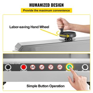 Electric Desktop Paper Trimmer 13\"/330.2mm Cutting Width 1.57\"/40mm Cutting Thickness Button Control <b>Cutter</b> <b>Machine</b> - Product Image 6
