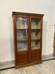 Mueble Almirah Moderno de Madera Maciza Estilo Antiguo Personalizado para Hogar, Comedor, Apartamento, Hospital - Incluye Vidrio - para Uso en Dormitorio y Sala de Estar - Product Image 2