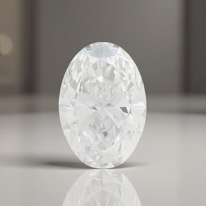 Diamant non monté certifié IGI 7.04 ovale VS2, diamant cultivé neuf - Product Image 3