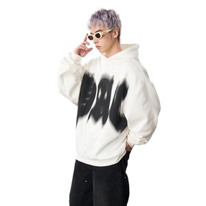 Sweat-shirts à capuche en coton de haute qualité 400 g/m² 500 g/m², impression en relief, hip-hop, surdimensionné, imprimé, pour unisexe - Product Image 6