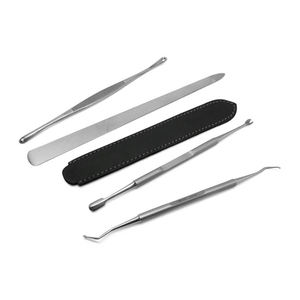 Étui en cuir de haute qualité pour lime à ongles ou outils |   Étui de protection en cuir de vache véritable |   Support pour manches longues 15 x 2,25 cm - Product Image 2