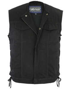 Gilet de moto en jean pour homme Tork - Product Image 3