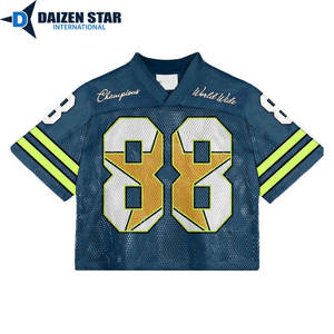 Camiseta de Malla con Nombre de Equipo y Jugador Personalizados, 100% Poliéster, Transpirable, de Secado Rápido, Antibacteriana, de Manga Corta para Todas las Temporadas - Product Image 4