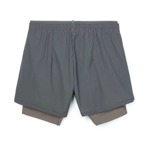 Shorts de course en gros pour hommes et garçons, décontractés, amples, double couche, élastiques, pour le jogging et la gym, avec poches, vente directe usine - Product Image 4