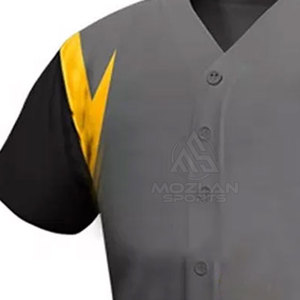 Customized Logo <b>Light</b> Weight Baseball Uniform Oversized <b>Cheap</b> Price Baseball Uniform For Men - Product Image 4