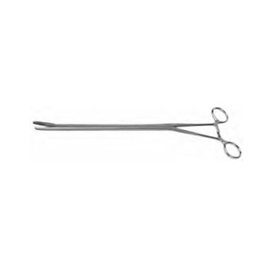 Curved VATS Needle Holder Tungsten Carbide Inserts Heavy Jaws Ratcheted 7mm Shaft 21cm Working 34cm Overall length- ZETOMEDPRO - Product Image 3