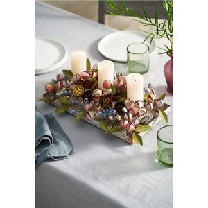 Porte-bougie en métal Lys de la Vallée, chandelier vintage en forme de fleur, centre de table de mariage, candélabre décoratif pour la maison - Product Image 6