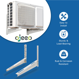 Soporte de pared para aire acondicionado de exterior, de larga duración, fácil instalación, alta estabilidad, soporte para unidad de aire acondicionado. - Product Image 6