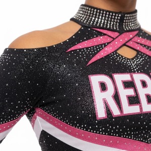 Uniforme de cheerleading personnalisé pour lycée, vêtements d'équipe légers et respirants pour femmes, fabricant OEM ODM en gros - Product Image 5