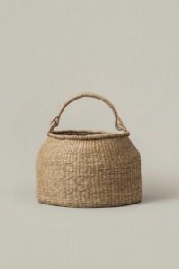 Floor Seagrass Basket Handmade Storage Basket Wholesale Eco Friendly Made in Viet Nam - Product Image 1