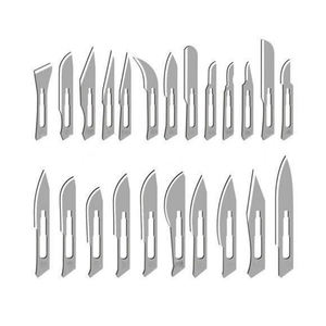 Lame de scalpel chirurgical premium stérile en acier inoxydable, lame de précision médicale pour hôpital, laboratoire, fabricant - Product Image 3
