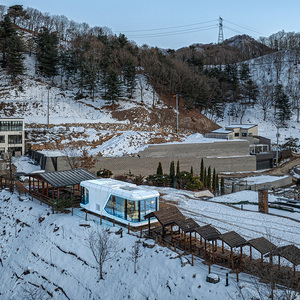 <span class=keywords><strong>Chic</strong></span> Fashion Capsule House sur Roue Maison Préfabriquée Cabine Modulaire Smart Eco et Mobile avec Contrôle Intelligent - Product Image 5