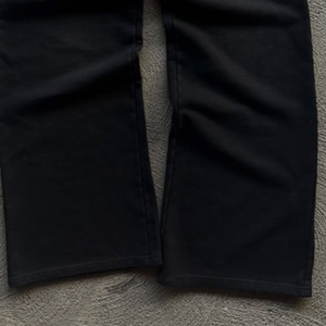 Glory Custom Pantalon de jogging décontracté à double taille haute et jambe large en molleton de coton pour le streetwear, vente en gros OEM - Product Image 4