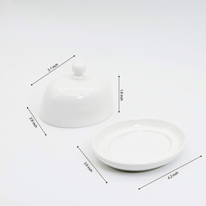 Mantequillera Clásica con Tapa Abatible y Perilla de Elevación Suave, Plato Redondo para Servir, Almacenamiento Higiénico de Mantequilla para Cocina Moderna - Product Image 5