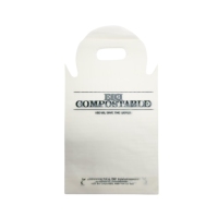 Bolsa Portavasos Ecológica Compostable Personalizable, Resistente, para Llevar Bebidas como Café, Té, Jugo y Refrescos