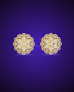 Boucles d'oreilles en argent 14K/18K/22K/925 Moissanite/ CVD Lab Grown / Cubic Zirconia Diamond - Product Image 5