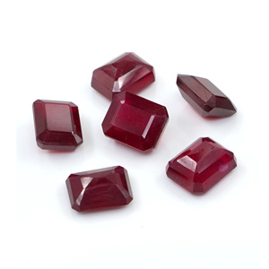 Rubis naturels de Bangkok, octogones calibrés 10x12mm, pierres précieuses de rubis naturelles facettées pour la fabrication de bijoux, prêtes à l'emploi - Product Image 4