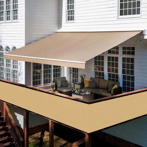 Recinzione Parasole Beige da Esterno 3ft*12ft, Resistente al Sole e Isolante Termico per Patii e Terrazze - Product Image 2