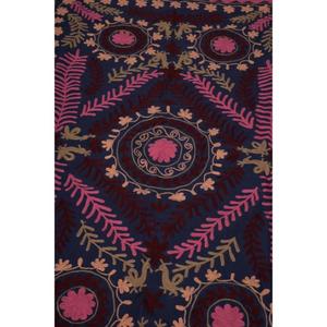 Handmade Eco-Friendly Vintage Kantha Suzani <b>Quilt</b> 100% Cotton Floral Embroidery Boho Bedspread Indian <b>Throw</b> Blanket Bedding - Product Image 3