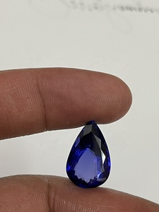 หินอัญมณีแทนซาเนตทรงลูกแพร์สีสวยและคุณภาพสูงสุดทำพลอยหลวม12.10 Cts เจียระไนโดย Sadiya International - Product Image 2