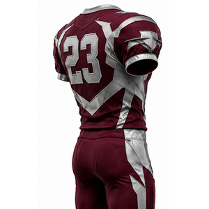Tenue de football américain personnalisée pour équipes jeunes – Ensemble maillot d'entraînement vierge en twill sublimé pour le football américain – Vente en gros - Product Image 4