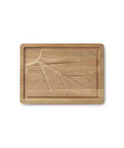 Planche de service rectangulaire artisanale en bois et résine époxy bleu océan foncé, motif vague de plage, plateau à charcuterie et plateau à fromages artistique - Product Image 1