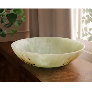 Unique Swirl Resin Serving Bowl For Wedding Housewarming Gifts Tableware Food Safe BPA Free Resin Round Fruit Bowl Everyday Use - Product Image 1