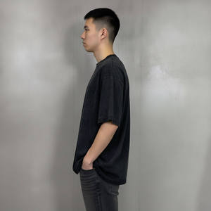 เสื้อยืดผู้ชายทรงหลวม ผ้าคอตตอนถัก 100% ซักกรด ขนาดใหญ่พิเศษ ระบายอากาศได้ดี ไม่ยับง่าย น้ำหนัก 220 กรัม เป็นมิตรต่อสิ่งแวดล้อม พร้อมสกรีนโลโก้ตามสั่ง - Product Image 5